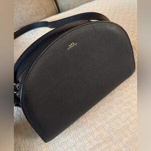 A.P.C. Black Crossbody Bag